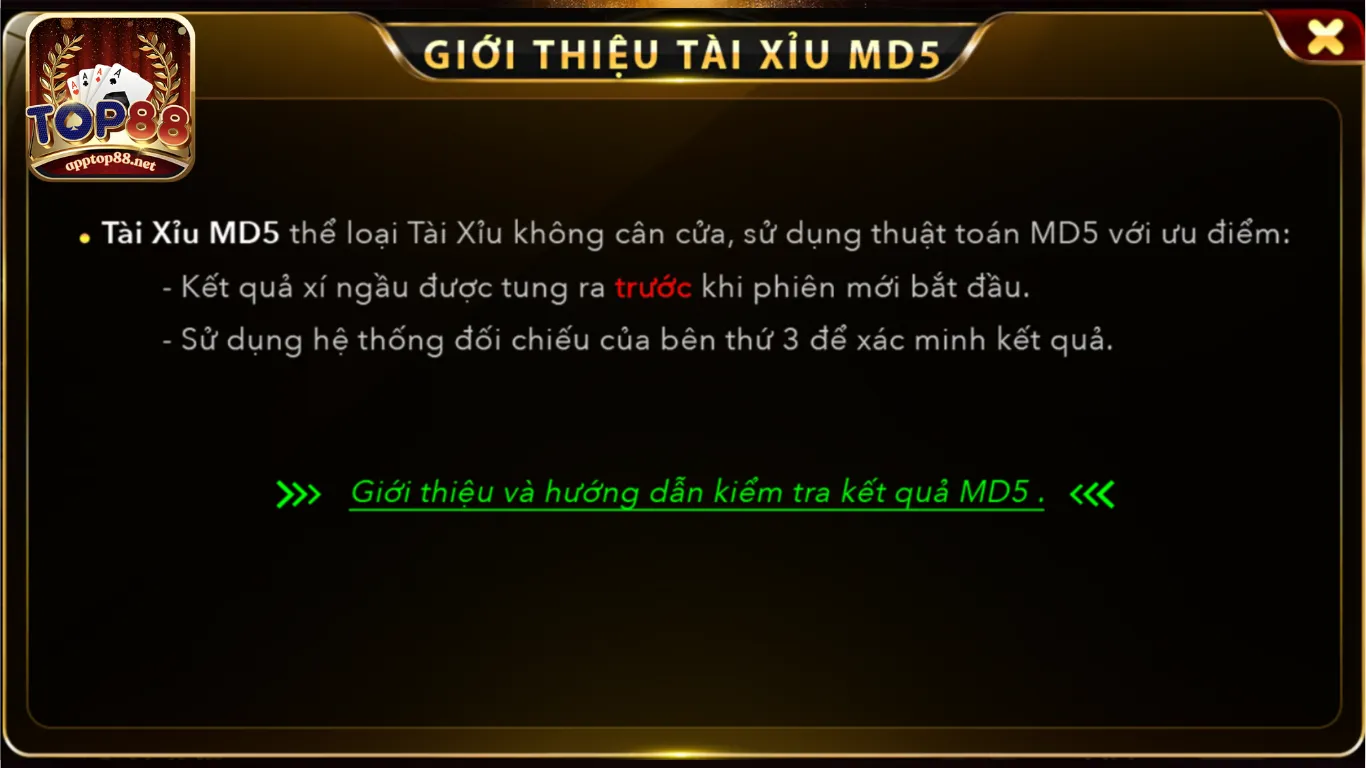 Kinh nghiệm chơi MD5 Top88 Kinh nghiệm chơi tài xỉu MD5 Top88