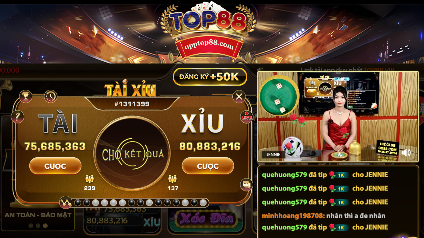 Ưu điểm tài xỉu Top88 Ưu điểm tài xỉu Top88