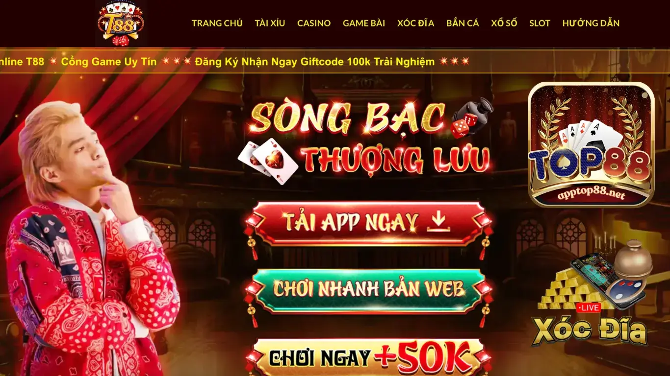 Top 10 Cổng Game Xóc Đĩa Online Uy Tín 2024 - T88 Top 10 Cổng Game Xóc Đĩa Online Uy Tín 2024 - T88